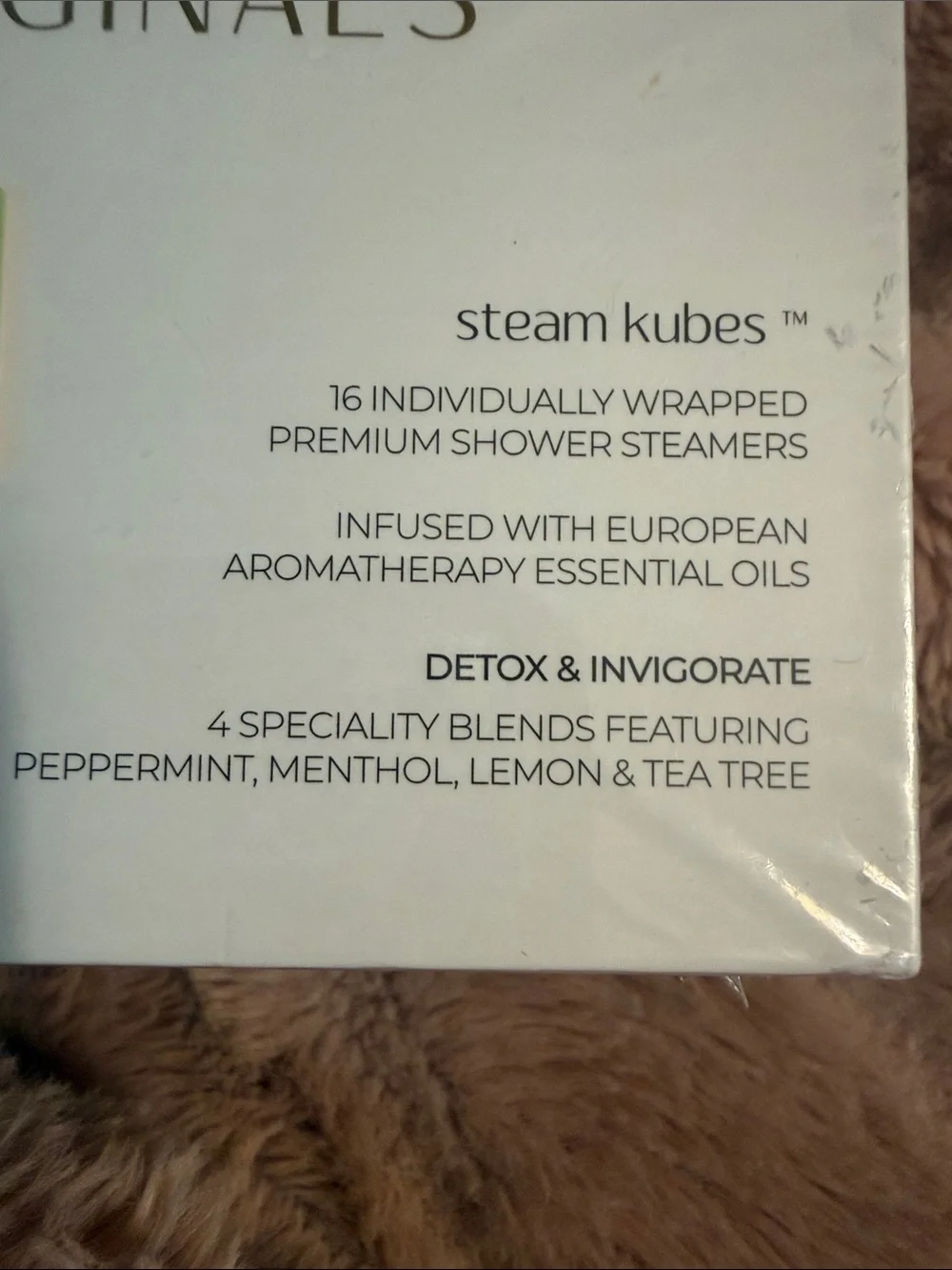 Shower Steamers - White and Green Aromatherapy Cubes